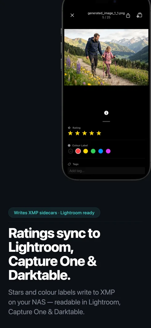 Ratings sync on iPhone